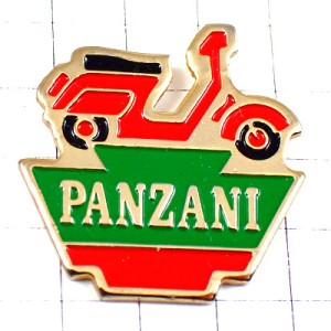 ピンバッジ・赤いスクーター二輪バイク/オートバイ/パスタ食品パンザニ PANZANI