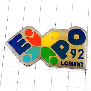 ピンバッジ・エキスポEXPO92ロリアン