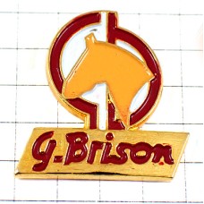ピンバッジ・アルファベットGBと馬