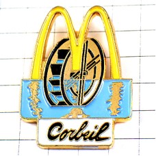 ピンバッジ・マクドナルドＭ水車
