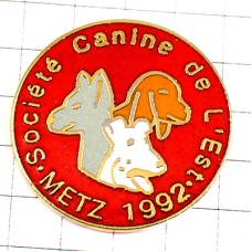 ピンバッジ・犬いろいろ３頭 METZ