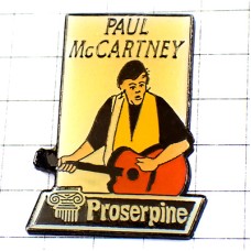 ピンバッジ・TDK/ポールマッカートニー歌ビートルズ音楽アコギ楽器 PAUL-MC-CARTNEY THE-BEATLES PROSERPINE