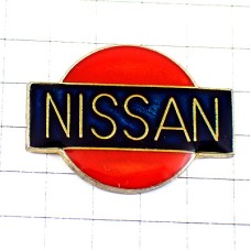 ピンバッジ・日産自動車ロゴマーク赤い丸 NISSAN
