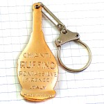 キーホルダー・ルフィーノ葡萄酒ワインのボトル瓶キャンティ赤イタリアのフィレンツェ