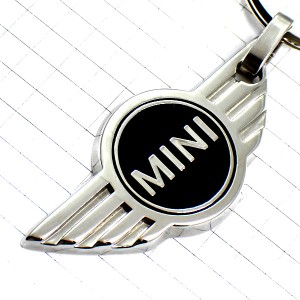 キーホルダー・オースティンミニ車ローバー銀色シルバー BMW AUSTIN MINI COOPER AUSTIN-MINI-COOPER MORRIS-MINI-COOPER ENGLAND