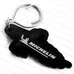 キーホルダー・ミシュラン社ビバンダムくん白いキャラクタービブ BIBENDUM MICHELIN FRANCE