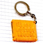 キーホルダー・LIDOチョコサンドビスケットお菓子 LIDOCREM LIDOESKI PETIT-BEURRE BISCUIT FRANCE