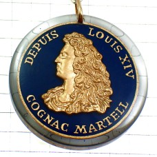 キーホルダー・ルイ14世コニャック酒マーテル肖像 MARTELL COGNAC LOUIS-14 LOUIS-XIV BOURBON FRANCE