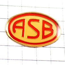ピンバッジ・アルファベットＡＳＢ赤い文字