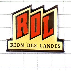 お買得ピンバッジ・ピンズ・アルファベットＲＯＬ赤い文字