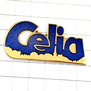 ピンバッジ・セリア青い文字 CELIA