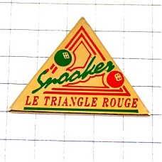 ピンバッジ・ビリヤード赤いトライアングル玉突き撞球場 BILLIARD SNOOKER BILLARD FRANCE