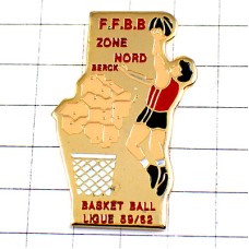 ピンバッジ・バスケットボール選手ボール球