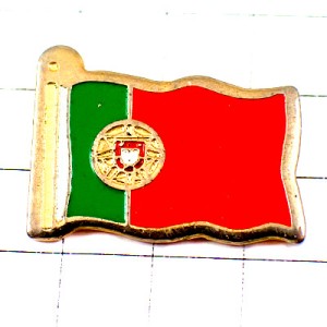 ピンバッジ・ポルトガル国旗 PORTUGAL FLAG