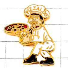 ピンバッジ・ピザ職人シェフ料理人コックさんピザ屋さん