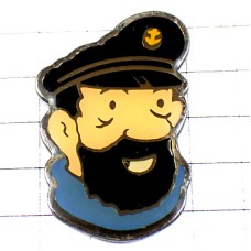 ピンバッジ・八ドック船長タンタンの冒険旅行 CAPITAINE HADDOCK CAPTAIN TINTIN