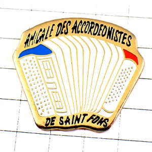 ピンバッジ・ボタンアコーディオン楽器アコーデオン音楽 ACCORDEON SAINT-FONS FRANCE