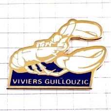 ピンバッジ・バナステのロブスター海老ブルターニュ地方 LOBSTER BRETAGNE FRANCE