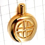 ピンバッジ・香水壜ゴールド金色 AURIEGE FRANCE