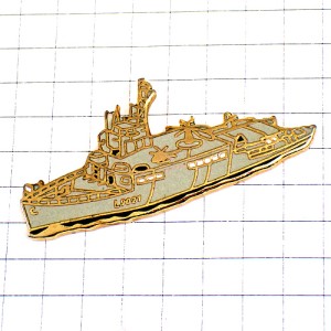 ピンバッジ・ウラガン級揚陸艦フランス軍ミリタリー航空母艦 L9021 TCD-OURAGAN PORTE-HELICOPTERE FRANCE