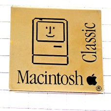 ピンバッジ・アップル社マッキントッシュ機マックりんご APPLE MACINTOSH APPLE-COMPUTER USA
