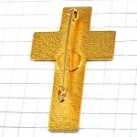 ブローチ・赤い十字カトリック教会キリスト教の巡礼 PELERINAGE-NATIONAL LOURDES FRANCE
