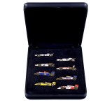 ピンバッジ・ホンダF1車セット８個アイルトン・セナ HONDA JAPAN AYRTON-SENNA MARLBORO CAMEL MOBIL-OIL