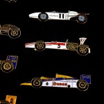 ピンバッジ・ホンダF1車セット８個アイルトン・セナ HONDA JAPAN AYRTON-SENNA MARLBORO CAMEL MOBIL-OIL