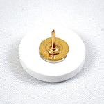 ピンバッジ・NEW!船のカジ舵ボートヨット PAINTED WOOD BOAT-S-WHEEL