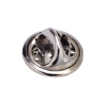 ピンバッジ・NEW!フクロウ紫色の梟ミミズク木製 PAINTED WOOD OWL