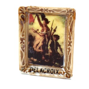 フェーブ・ドラクロワ画『自由の女神』 EUGENE-DELACROIX  REVOLUTION LA-LIBERTÉ-GUIDANT-LE-PEUPLE FRANCE