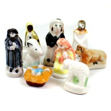 フェブ・クレッシュ生誕祭クリスマス飾り１０個 FEVE JESUS CRECHE MARIE JOSEPH ROIS-MAGES