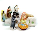 フェブ・クレッシュ生誕祭クリスマス飾り１０個 FEVE JESUS CRECHE MARIE JOSEPH ROIS-MAGES