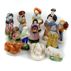 フェブ・クレッシュ生誕祭クリスマス飾り１３個 FEVE JESUS CRECHE MARIE JOSEPH ROIS-MAGES