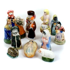フェブ・クレッシュ生誕祭クリスマス飾り１４個 FEVE JESUS CRECHE MARIE JOSEPH ROIS-MAGES