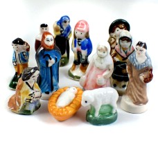 フェブ・クレッシュ生誕祭クリスマス飾り１２個 FEVE JESUS CRECHE MARIE JOSEPH ROIS-MAGES