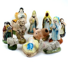 フェブ・クレッシュ生誕祭クリスマス飾り１２個 FEVE JESUS CRECHE MARIE JOSEPH ROIS-MAGES