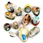 フェブ・クレッシュ生誕祭クリスマス飾り１２個 FEVE JESUS CRECHE MARIE JOSEPH ROIS-MAGES