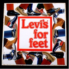 ステッカー・リーバイス洋服ブランド靴 LEVISの足元  LEVI-S-FOR-FEET USA