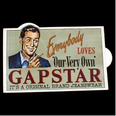 ステッカー・モテ男タバコ煙草ジーンズ洋服ギャップスター GAPSTAR JEANS G-STAR NETHERLANDS