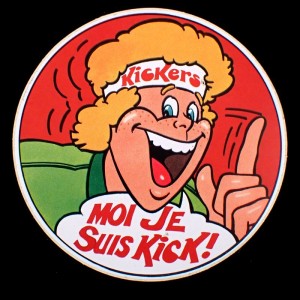 ステッカー・キック男の子キッカーズ靴ブランド KICKERS
