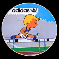 ステッカー・アディダス男の子ハードル競走スパイク靴