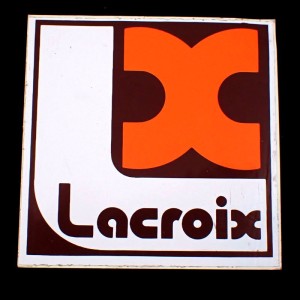 ステッカー・ラクロワＬとＸクロス十字