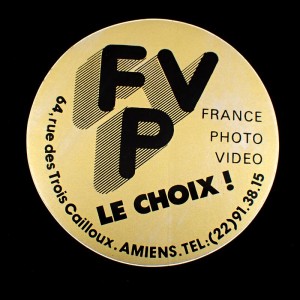 ステッカー・ＦＶＰアルファベット写真ビデオ館