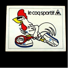 ステッカー・ルコックスポルティフ雄鶏にわとり鳥のテニス選手 LE-COQ-SPORTIF FRANCE