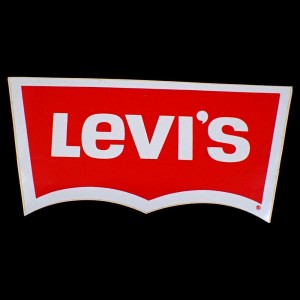 ステッカー・リーバイス洋服ブランド LEVISのラベル USA