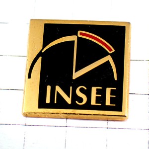 ピンバッジ・フランス国立統計経済研究所インセ/INSEE FRANCE