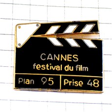 ピンバッジ・カンヌ映画祭カチンコ小道具 CLAP CANNES CANNES-FESTIVAL FRANCE