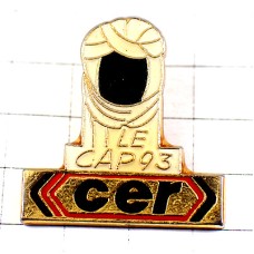 ピンバッジ・パリールカップ間ラリー車レース男アラビアのスカーフ白 PARIS-LECAP AFRICA SOUTH-AFRICA TOUAREG ARAB CER-LE-CAP-1993