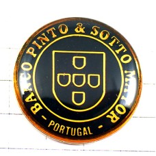 ピンバッジ・ポルトガル紋章ピントソットマヨール銀行 BANCO PINTO&SOTTO MAYOR PORTUGAL